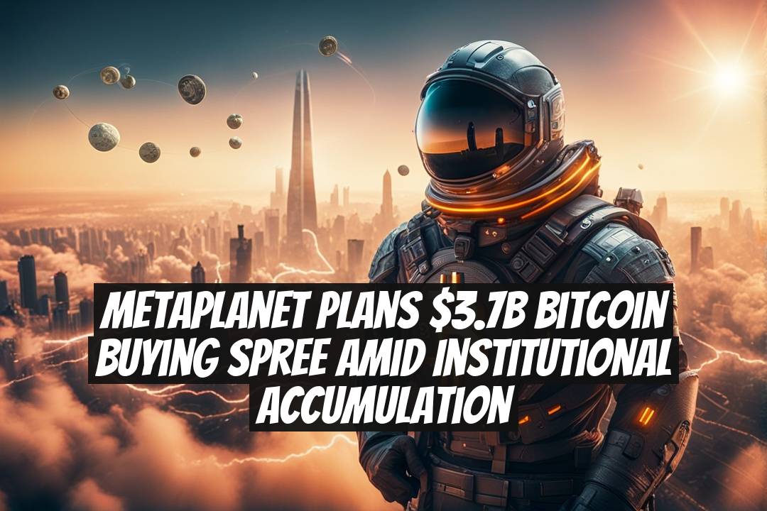 Metaplanet Plans $3.7B Bitcoin Buying Spree Amid Institutional Accumulation