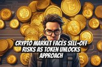 Crypto Market Faces Sell-Off Risks as Token Unlocks Approach