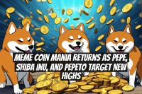 Meme Coin Mania Returns as Pepe, Shiba Inu, and Pepeto Target New Highs