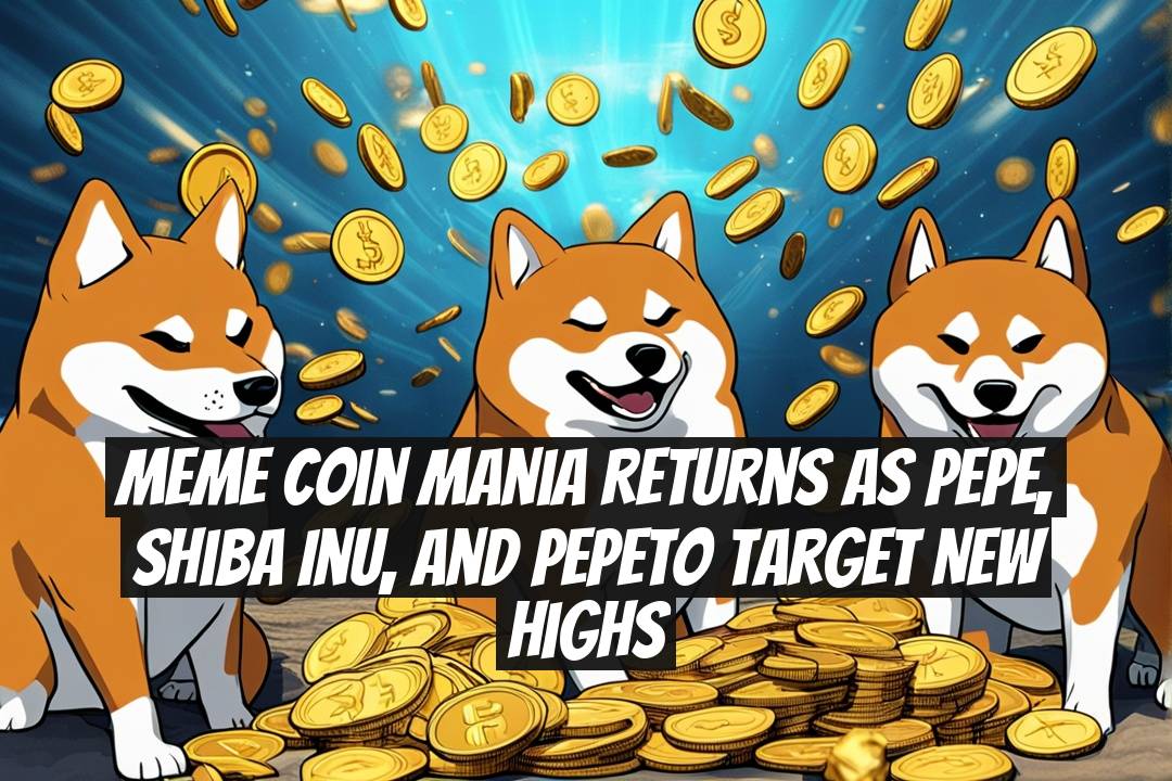 Meme Coin Mania Returns as Pepe, Shiba Inu, and Pepeto Target New Highs