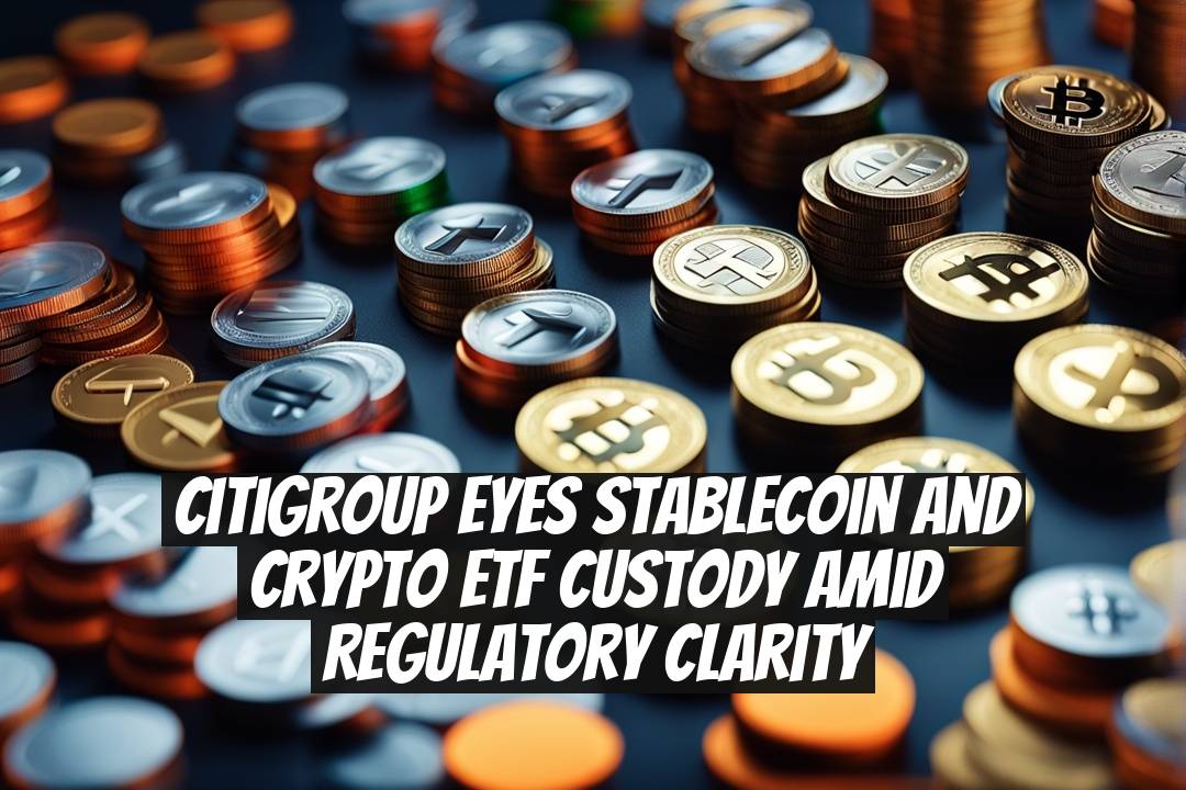 Citigroup Eyes Stablecoin and Crypto ETF Custody Amid Regulatory Clarity