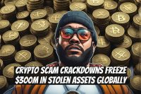 Crypto Scam Crackdowns Freeze $300M in Stolen Assets Globally
