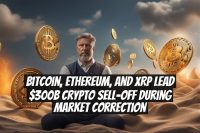 Bitcoin, Ethereum, and XRP Lead $300B Crypto Sell-Off During Market Correction