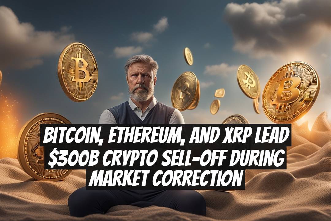 Bitcoin, Ethereum, and XRP Lead $300B Crypto Sell-Off During Market Correction