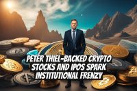 Peter Thiel-Backed Crypto Stocks and IPOs Spark Institutional Frenzy