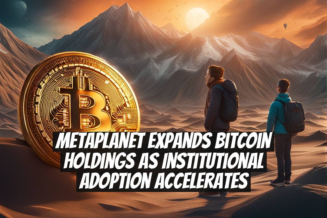 Metaplanet Expands Bitcoin Holdings as Institutional Adoption Accelerates
