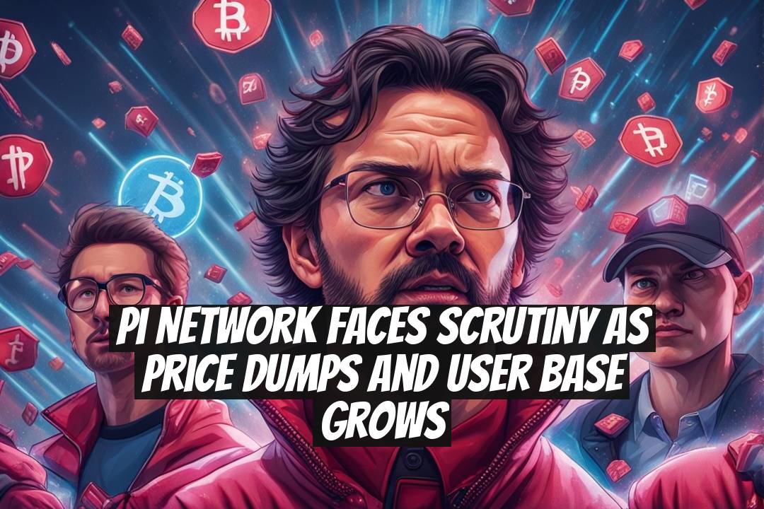 Pi Network Faces Scrutiny as Price Dumps and User Base Grows