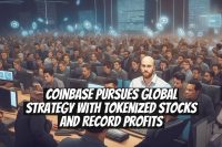 Coinbase Pursues Global Strategy With Tokenized Stocks and Record Profits
