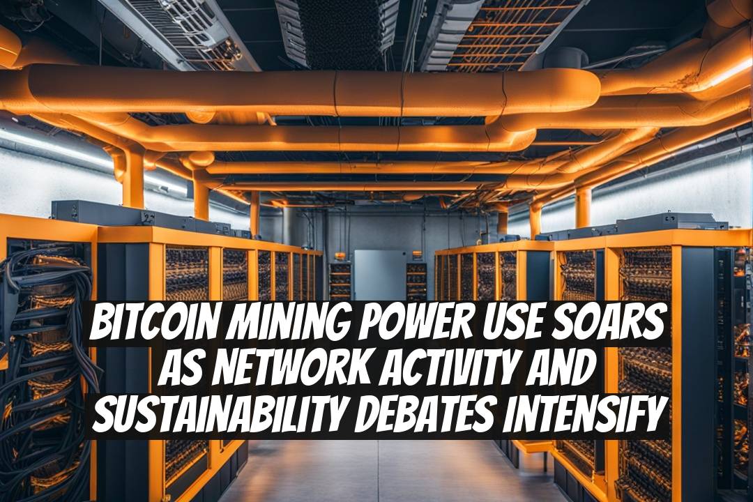 Bitcoin mining power use soars as network activity and sustainability debates intensify