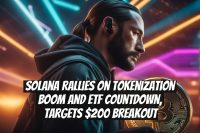 Solana Rallies on Tokenization Boom and ETF Countdown, Targets $200 Breakout