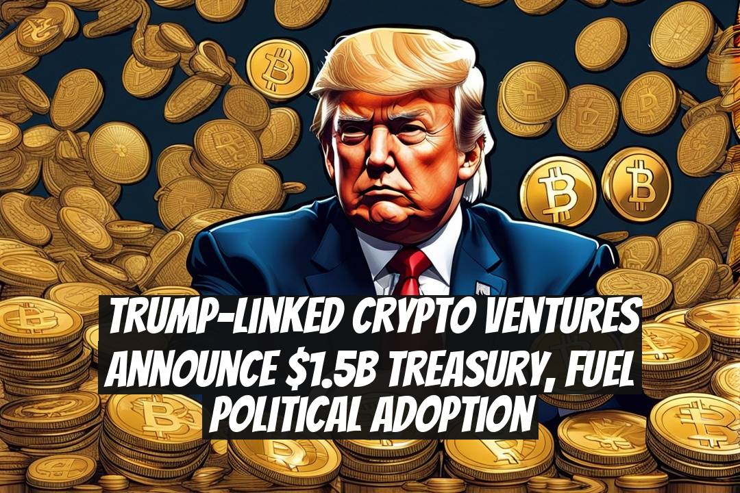 Trump-Linked Crypto Ventures Announce $1.5B Treasury, Fuel Political Adoption