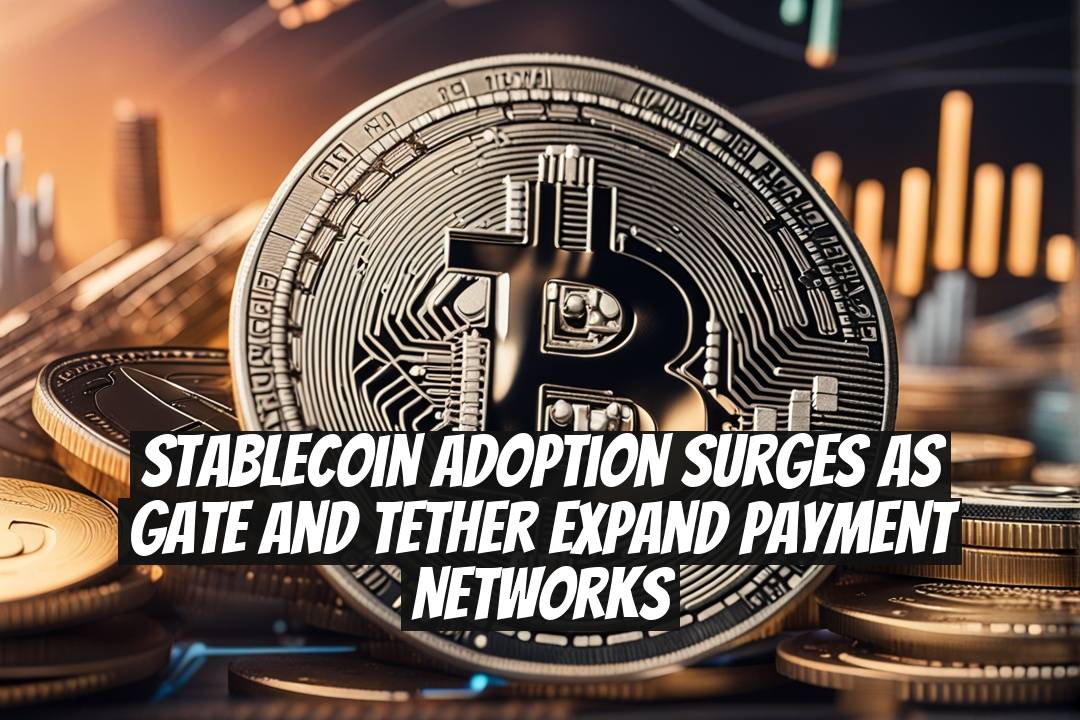 Stablecoin Adoption Surges as Gate and Tether Expand Payment Networks