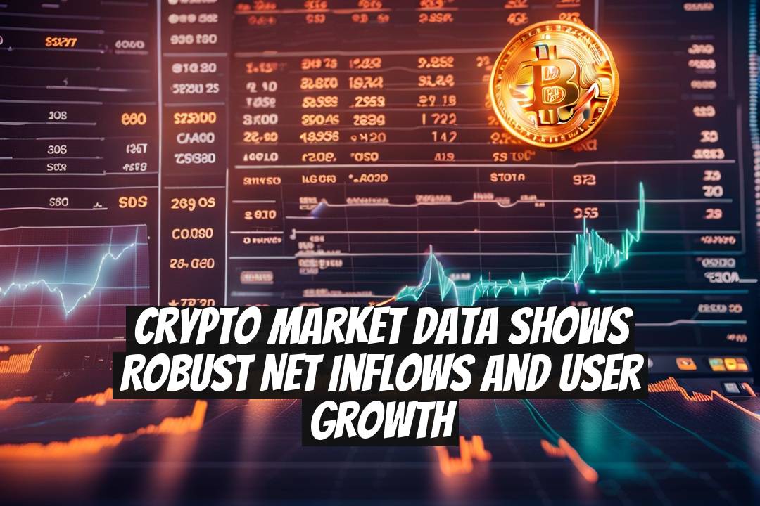 Crypto Market Data Shows Robust Net Inflows and User Growth