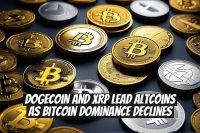 Dogecoin and XRP Lead Altcoins as Bitcoin Dominance Declines