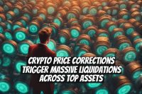 Crypto Price Corrections Trigger Massive Liquidations Across Top Assets
