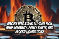 Bitcoin Hits $124K All-Time High Amid Volatility, Policy Shifts, and Record Liquidations