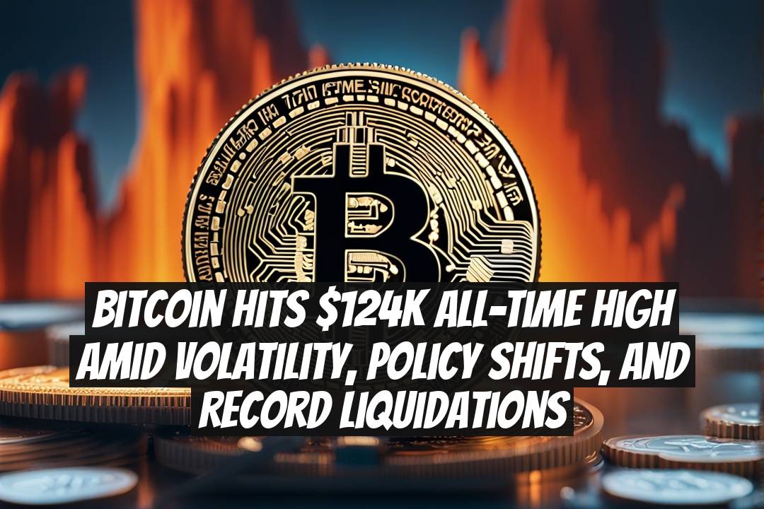 Bitcoin Hits $124K All-Time High Amid Volatility, Policy Shifts, and Record Liquidations