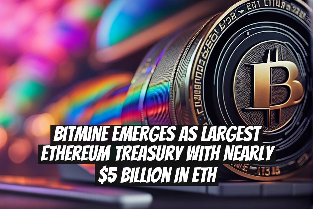 BitMine Emerges as Largest Ethereum Treasury With Nearly $5 Billion in ETH
