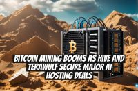 Bitcoin Mining Booms as Hive and TeraWulf Secure Major AI Hosting Deals