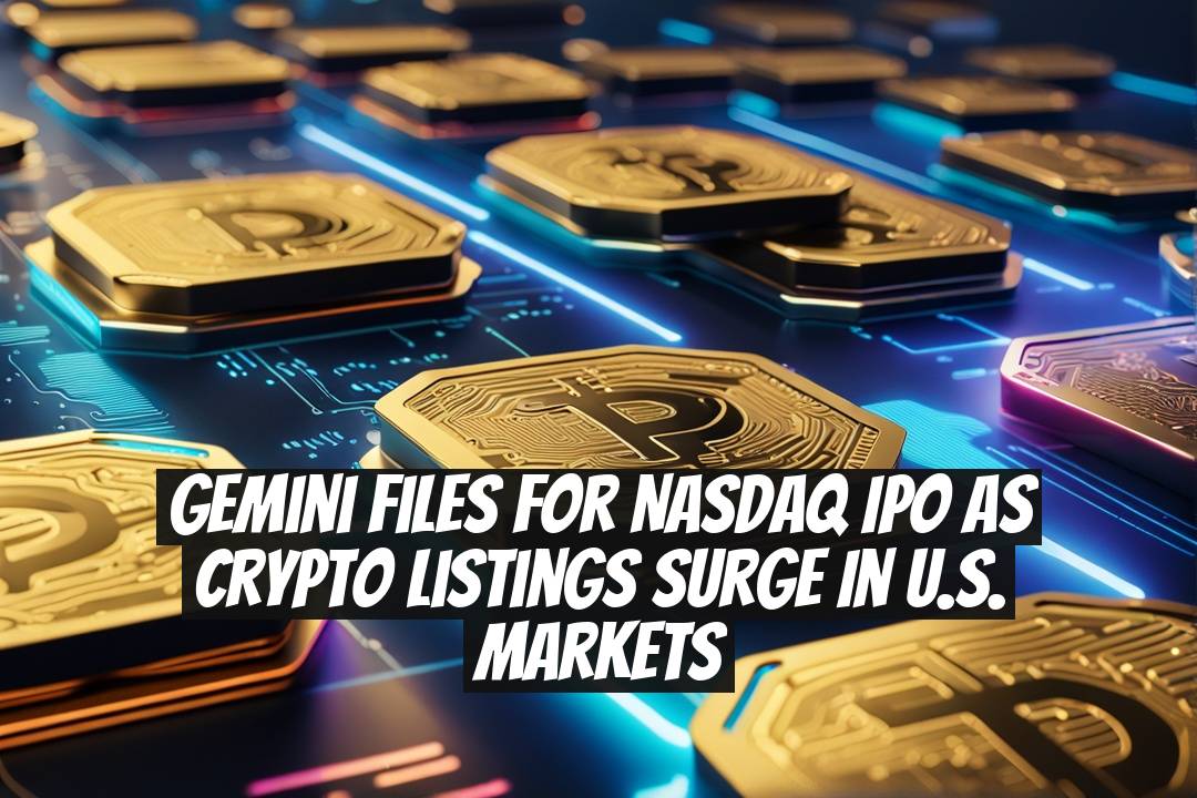 Gemini Files for Nasdaq IPO as Crypto Listings Surge in U.S. Markets