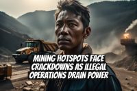 Mining Hotspots Face Crackdowns as Illegal Operations Drain Power