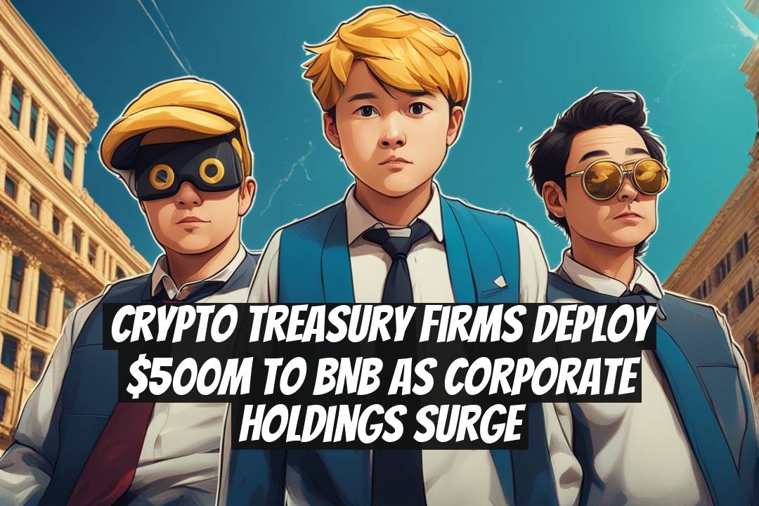 Crypto Treasury Firms Deploy $500M to BNB as Corporate Holdings Surge