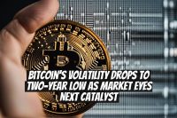 Bitcoin's volatility drops to two-year low as market eyes next catalyst