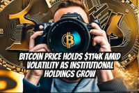 Bitcoin Price Holds $114K Amid Volatility as Institutional Holdings Grow