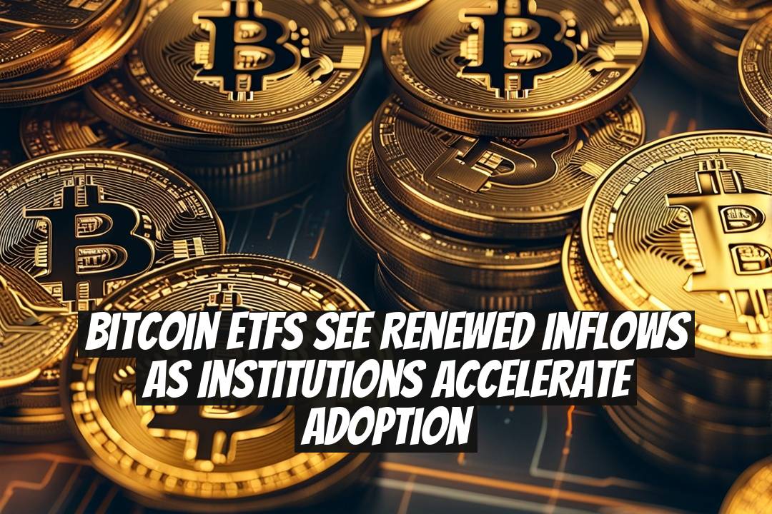 Bitcoin ETFs See Renewed Inflows as Institutions Accelerate Adoption