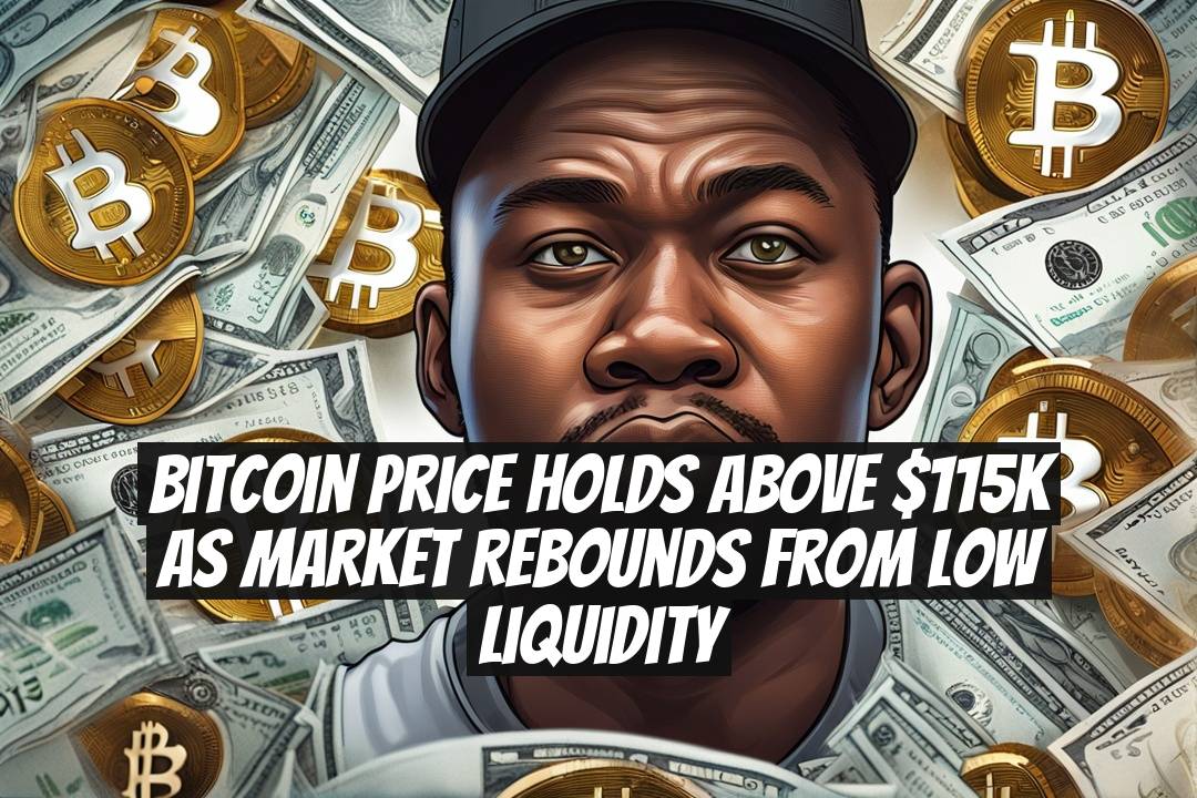 Bitcoin price holds above $115K as market rebounds from low liquidity