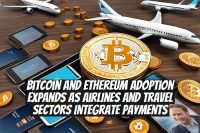 Bitcoin and Ethereum Adoption Expands as Airlines and Travel Sectors Integrate Payments