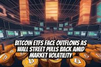Bitcoin ETFs Face Outflows as Wall Street Pulls Back Amid Market Volatility