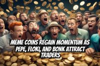Meme Coins Regain Momentum as PEPE, FLOKI, and BONK Attract Traders