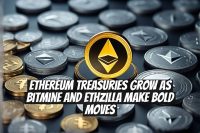 Ethereum Treasuries Grow as BitMine and ETHZilla Make Bold Moves