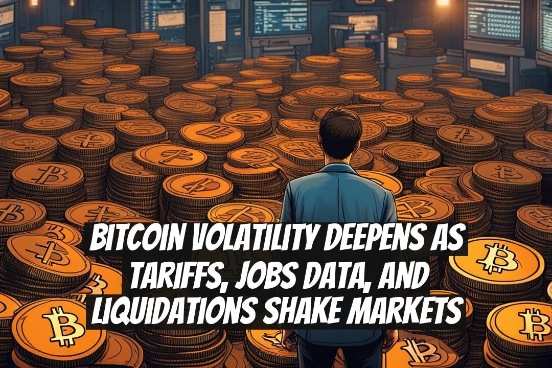 Bitcoin Volatility Deepens as Tariffs, Jobs Data, and Liquidations Shake Markets