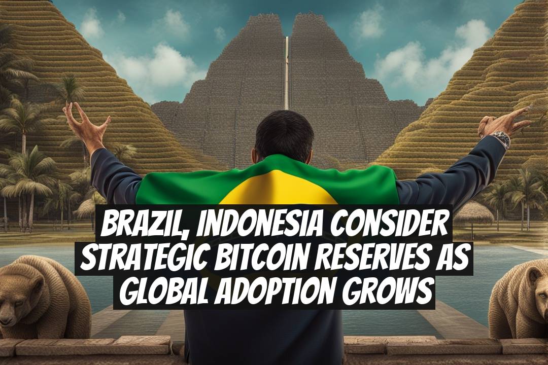 Brazil, Indonesia consider strategic Bitcoin reserves as global adoption grows