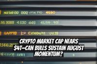 Crypto Market Cap Nears $4T—Can Bulls Sustain August Momentum?