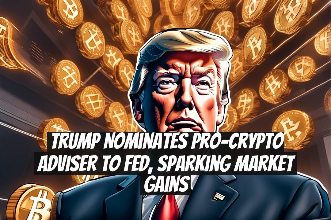 Trump Nominates Pro-Crypto Adviser to Fed, Sparking Market Gains
