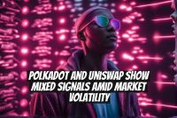 Polkadot and Uniswap Show Mixed Signals Amid Market Volatility