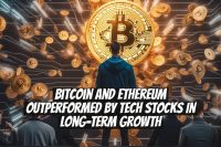 Bitcoin and Ethereum Outperformed by Tech Stocks in Long-Term Growth