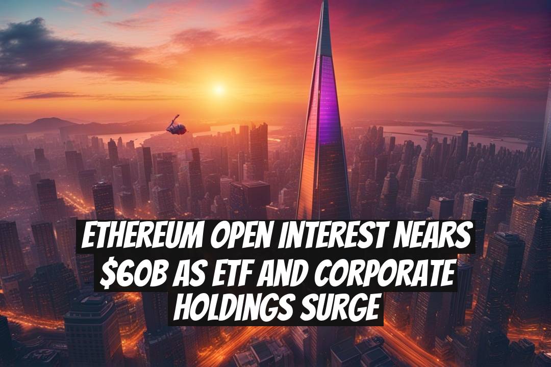 Ethereum Open Interest Nears $60B as ETF and Corporate Holdings Surge