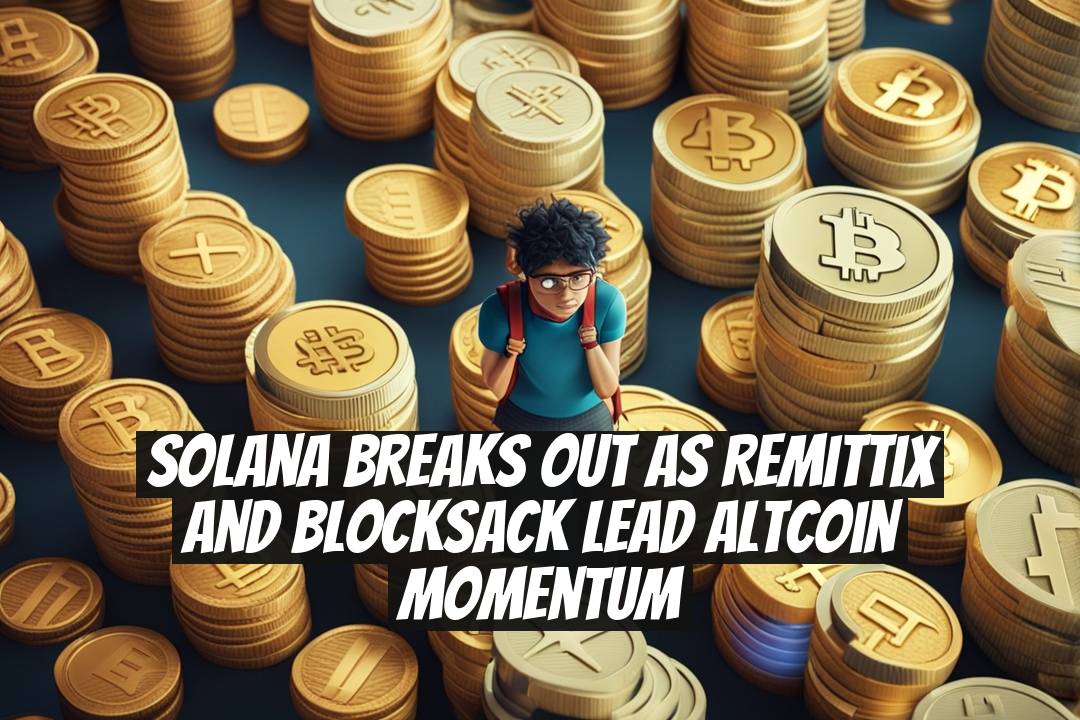 Solana Breaks Out as Remittix and BlockSack Lead Altcoin Momentum