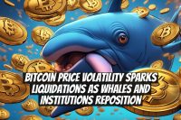 Bitcoin price volatility sparks liquidations as whales and institutions reposition