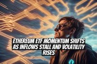 Ethereum ETF Momentum Shifts as Inflows Stall and Volatility Rises
