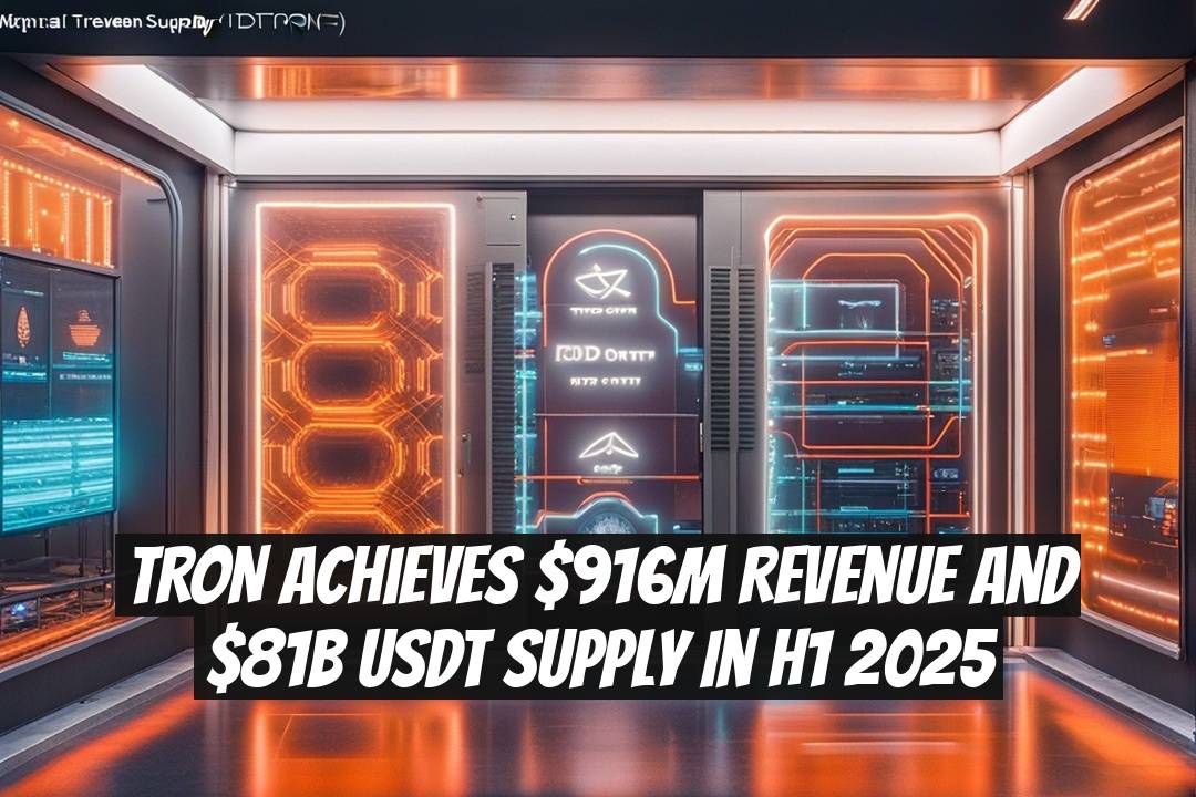 TRON Achieves $916M Revenue and $81B USDT Supply in H1 2025