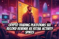 Crypto Trading Platforms See Record Revenue as Retail Activity Spikes