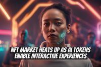 NFT Market Heats Up as AI Tokens Enable Interactive Experiences