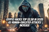 Crypto Hacks Top $2.5B in 2025 as Human-Targeted Attacks Increase