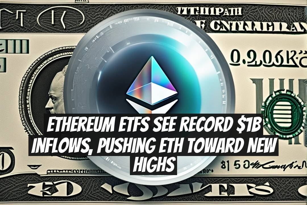 Ethereum ETFs See Record $1B Inflows, Pushing ETH Toward New Highs