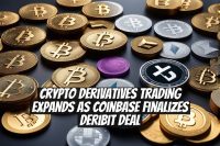 Crypto Derivatives Trading Expands as Coinbase Finalizes Deribit Deal